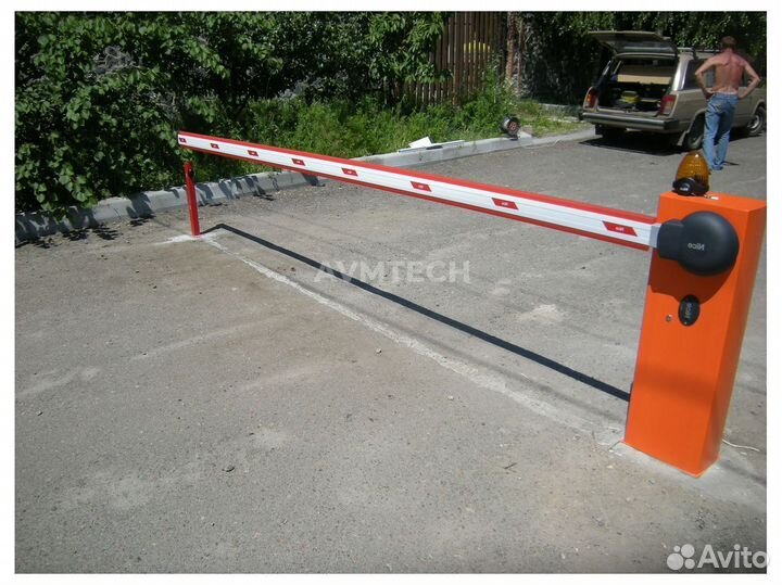 Шлагбаум под ключ