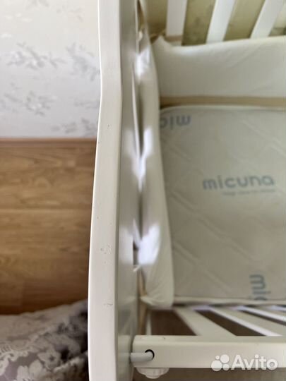 Детская кроватка micuna и пеленальный fiorellino
