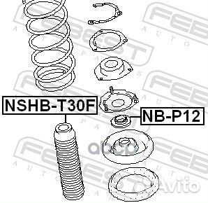 Пыльник амортизатора перед прав/лев nshbt30