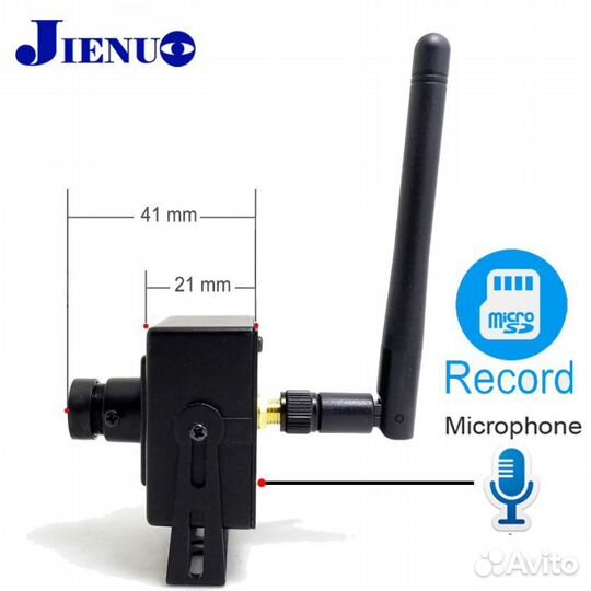 Маленькая IP камера 2MP микрофон Camhi pro