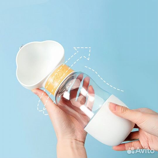 Дорожная поилка для собак