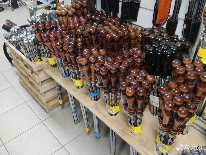 Шампура из нержавеющей стали для шашлыка и люля