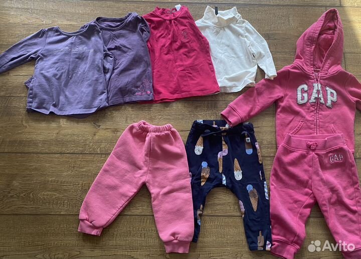 Пакет вещей на девочку 80-86