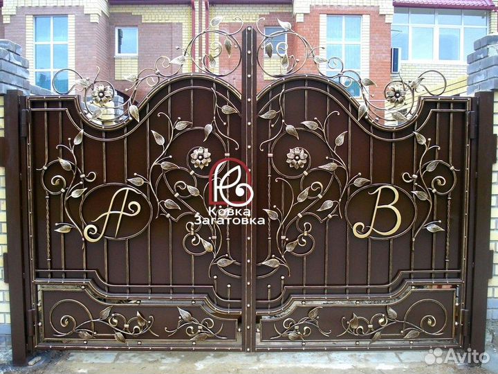 Кованные ворота