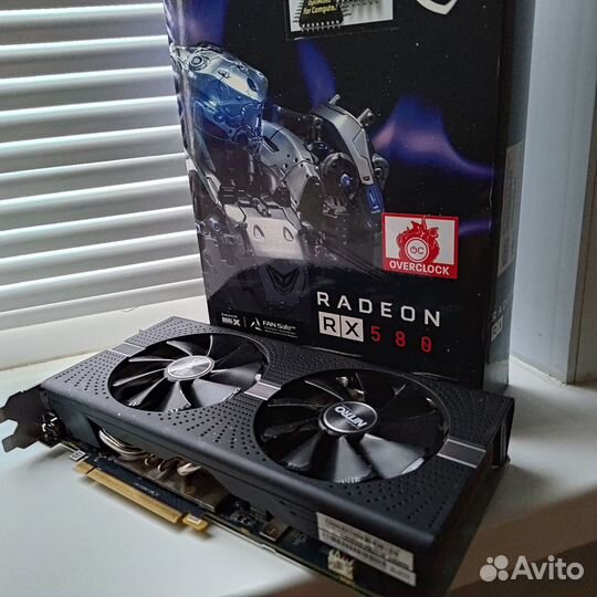 Видеокарта AMD Radeon RX 580 nitro+ OC 8GB
