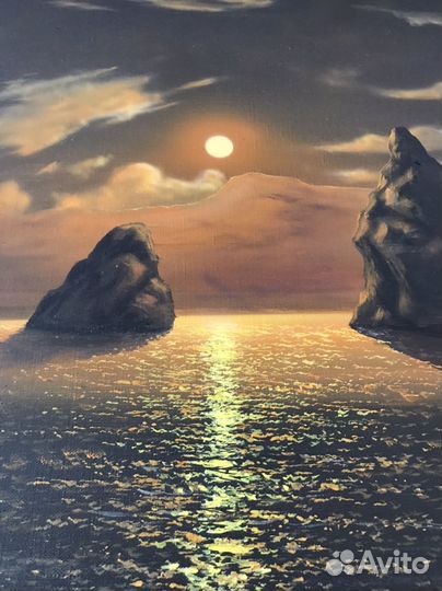 Картина маслом на холсте 2001 г неизвест. худ