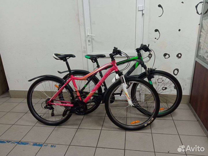 Мужской и женский stels 26er V-breke (идеал )