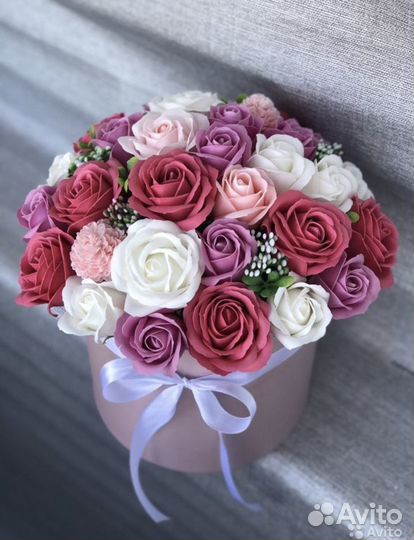 Подарок - мыльные розы