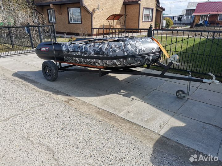 Лодка пвх хантер 380 про+ тохатсу-18