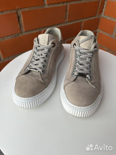 Кеды мужские кожаные