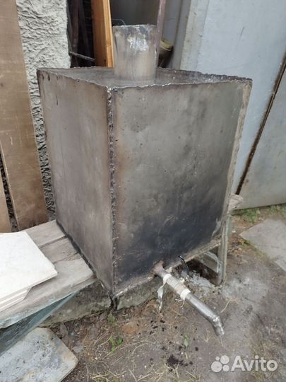 Печка для бани с баком