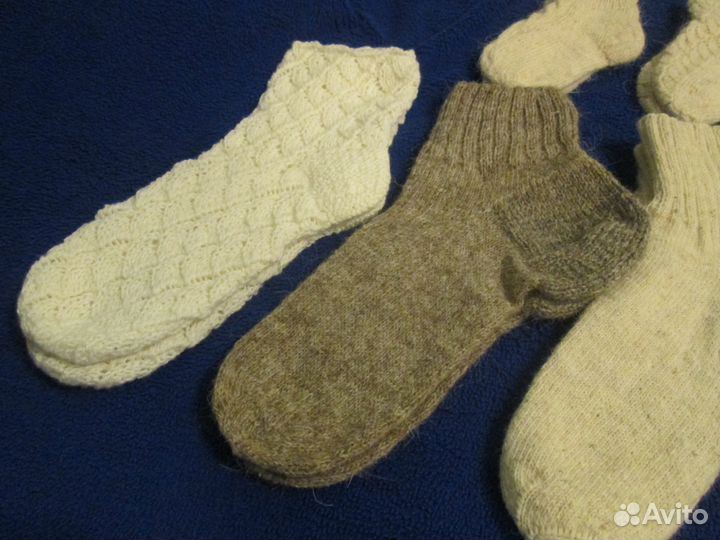 Носки вязаные взрослые и детские