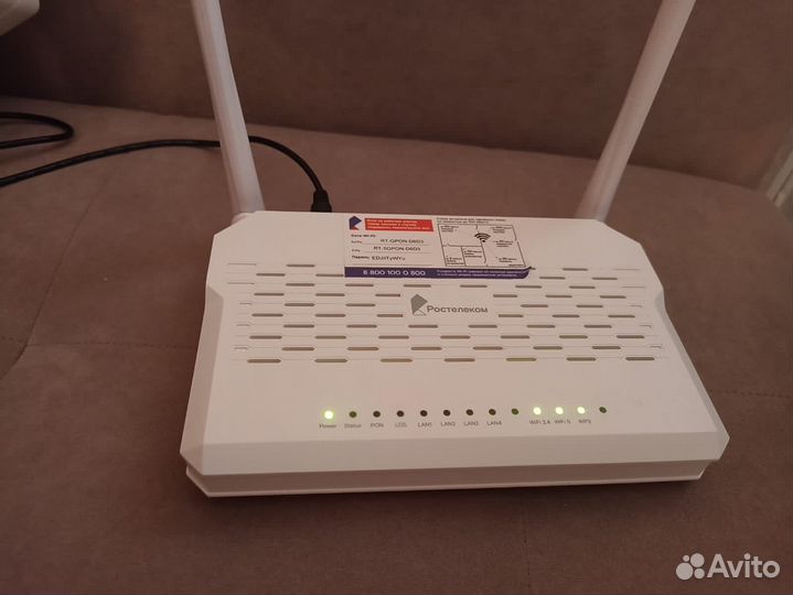 Gpon Гигабитный WiFi роутер Ростелеком TS-4022