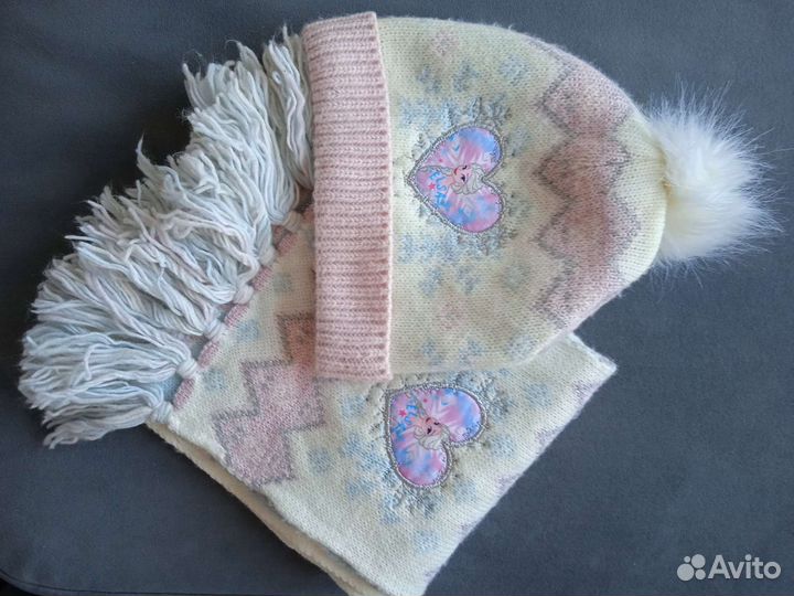 Комплект шапка, шарф