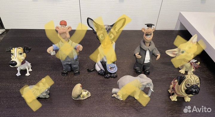 Фарфоровые и керамические статуэтки италия