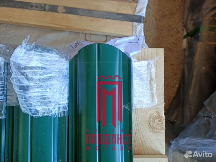 Евроштакетник Полукруглый Slim