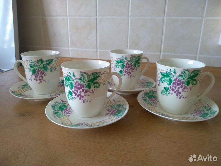 Кофейная пара лфз костяной фарфор