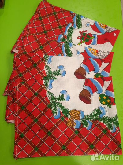 Кухонные полотенца с новогодним принтом