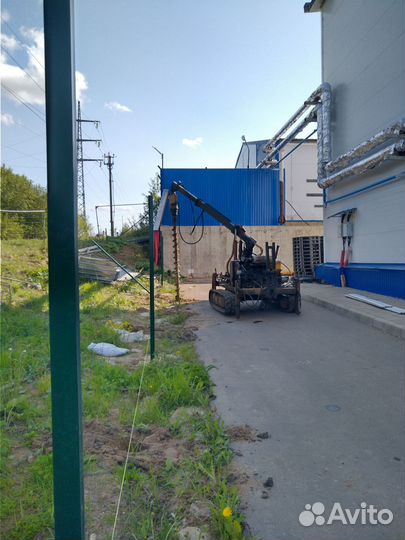 Услуги ямобура, бурение, монтаж винтовых свай