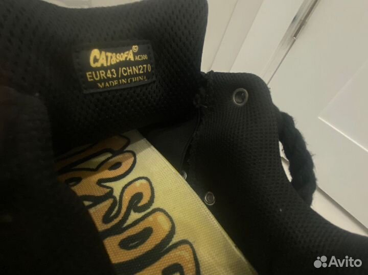 Catsofa черные кроссовки дутые 43