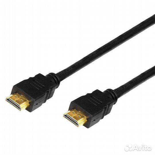 Кабель соединительный hdmi-hdmi 1 м, новый, чёрный