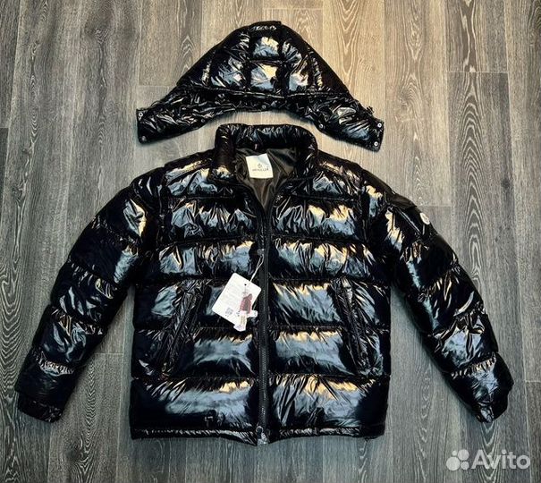 Пуховик Moncler мужской глянцевый