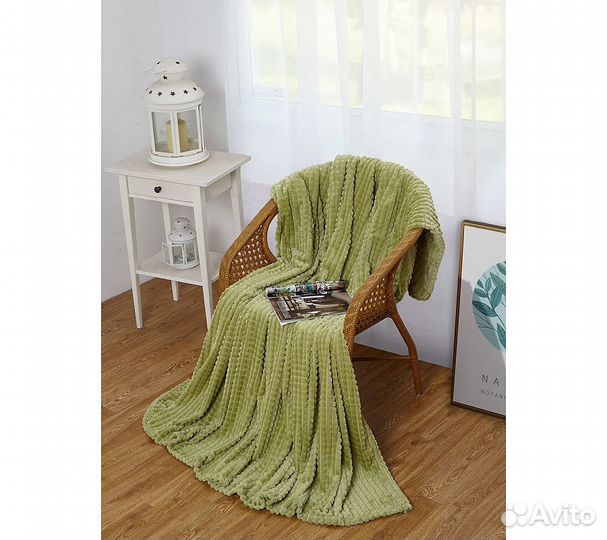 Плед GoodNight Велсофт Velvet 150х200, лайм