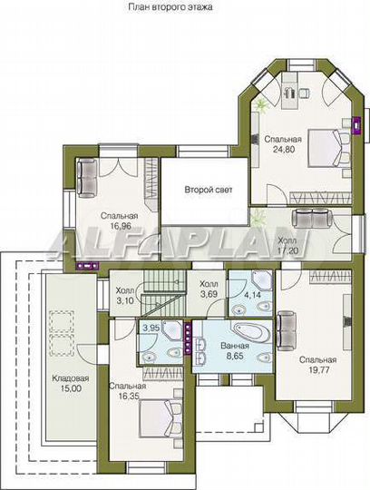 Дом 307 м² на участке 6,5 сот.