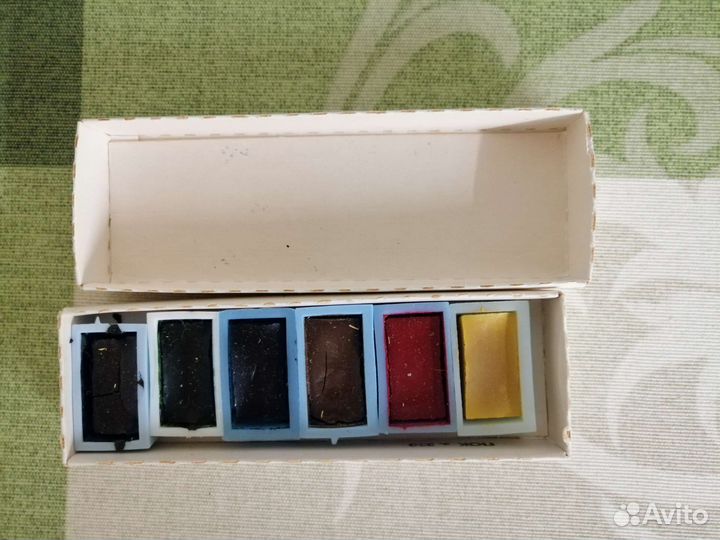 Набор плакатных перьев, краски, СССР