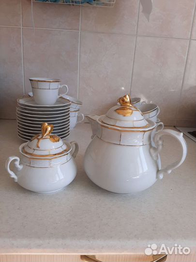 Сервиз чайный Чехия новый