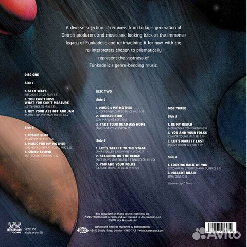 Funkadelic / Reworked By Detroiters (3LP)