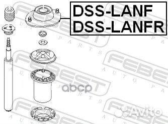 Опора переднего амортизатора левая (chevrolet