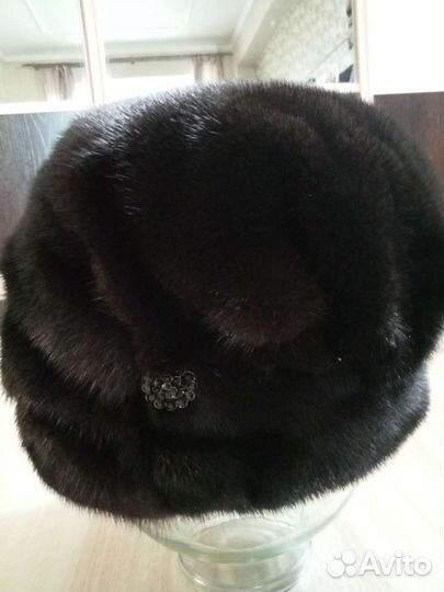 Шапка новая норковая женская