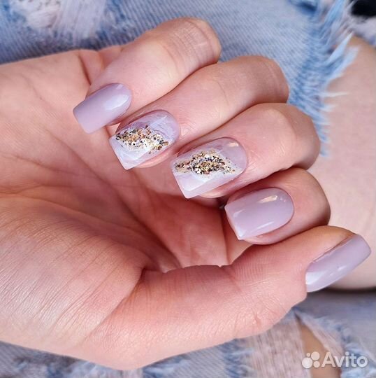 Педикюр с покрытием гель-лаком