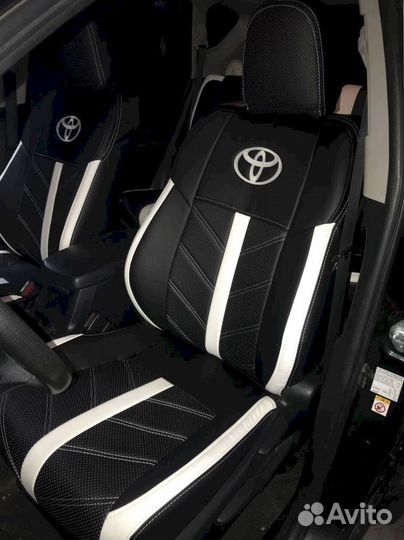 Авточехлы из экокожи Тойота Аурис 2009г