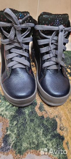 Ботинки демисезонные для девочки 27 размер лель