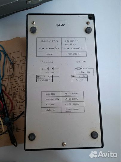 Тестер мультиметр СССР ц4312
