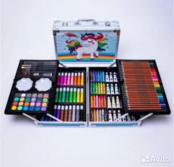 Детский набор для рисования, 145 предметов