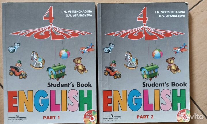 Учебник английский язык Верещагина 3, 4 класс