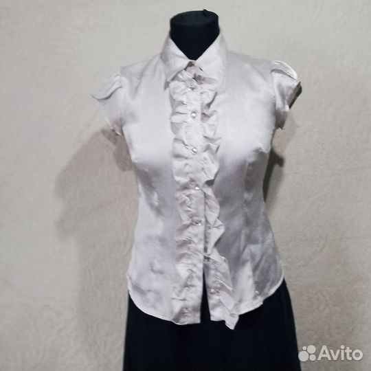 Рубашки винтажные, желтые, белые