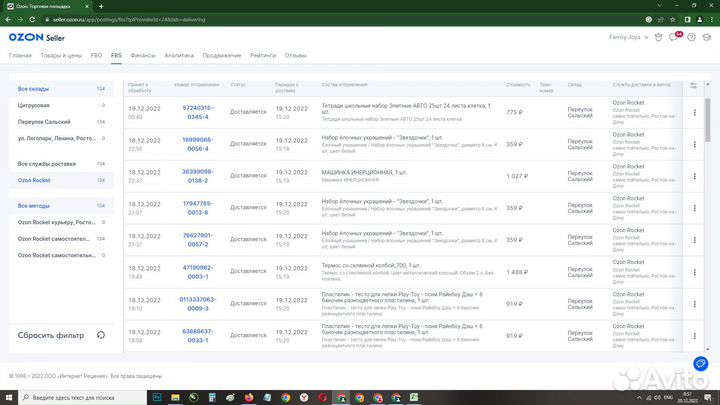 Прибыльный готовый бизнес на Ozone