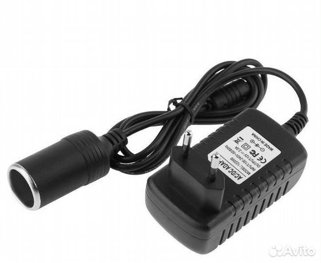 Сетевой адаптер 12V 2A с гнездом прикуривателя