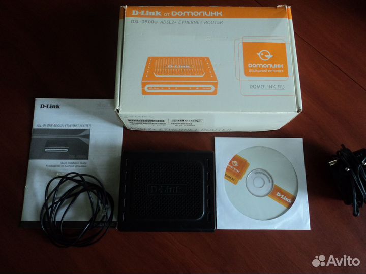 D-Link DSL-2500U adsl2 +ethernet router