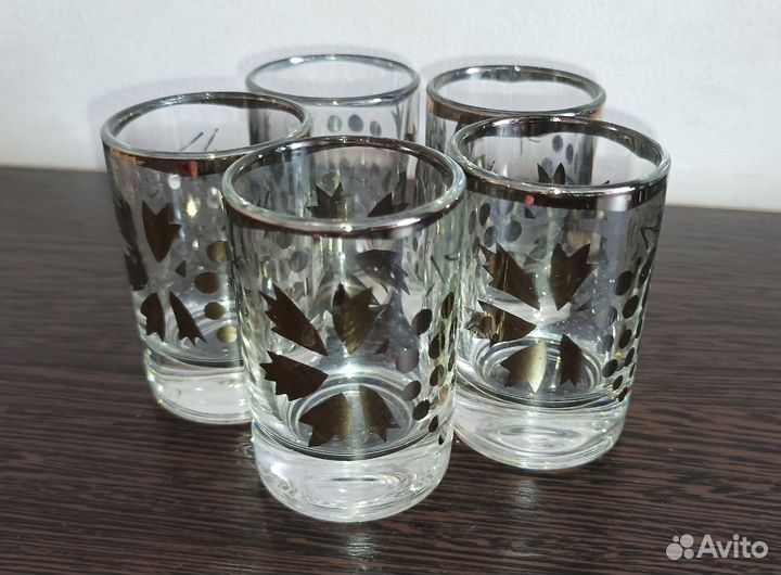 Стопки хрустальные, стеклянные