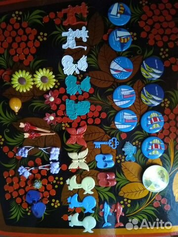 Значки,заколки,аппликации СССР