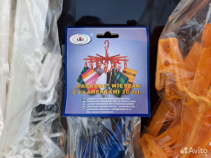 Вешалки с прищепками