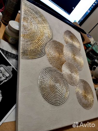 Интерьерная картина абстракция 50/70