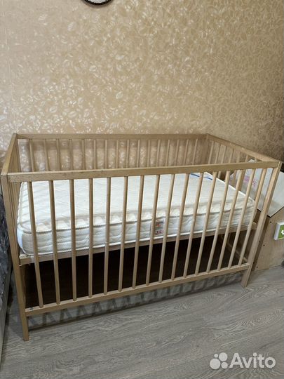 Детская кровать IKEA икеа 120 на 60