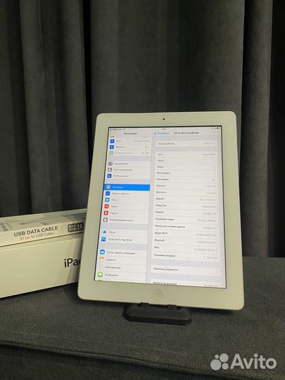 iPad 2nd 64Gb White iOS 8.4.1 80%