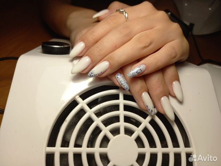 Маникюр + наращивание и педикюр на дому